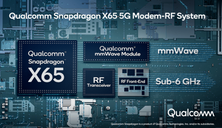 高通推出具有10Gpbs功能的Snapdragon X65 5G调制解调器